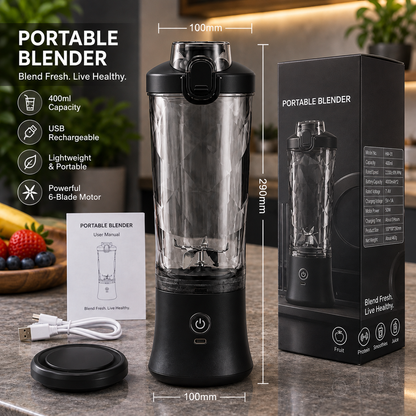 BlendGo™ Portable & Rechargeable Smoothie Blender