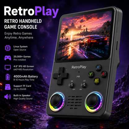 RetroPlay™ MAX Portable Gaming Console – 20,000+ Games