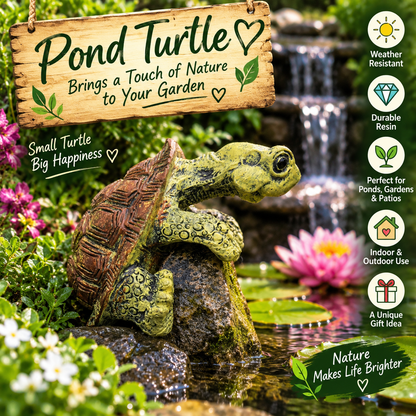 TurtleClimb™ Resin Garden Decor – Cute Outdoor Wall Ornament