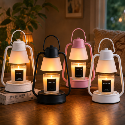 Aromatherapy Candle Warmer Lamp – Electric Wax Melt Warmer with Adjustable Light