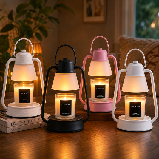 Aromatherapy Candle Warmer Lamp – Electric Wax Melt Warmer with Adjustable Light